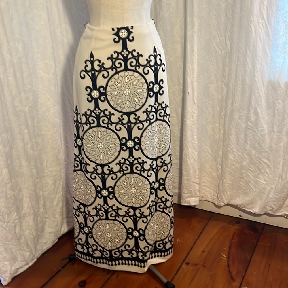 vintage 60s Miss Shaheen maxi skirt